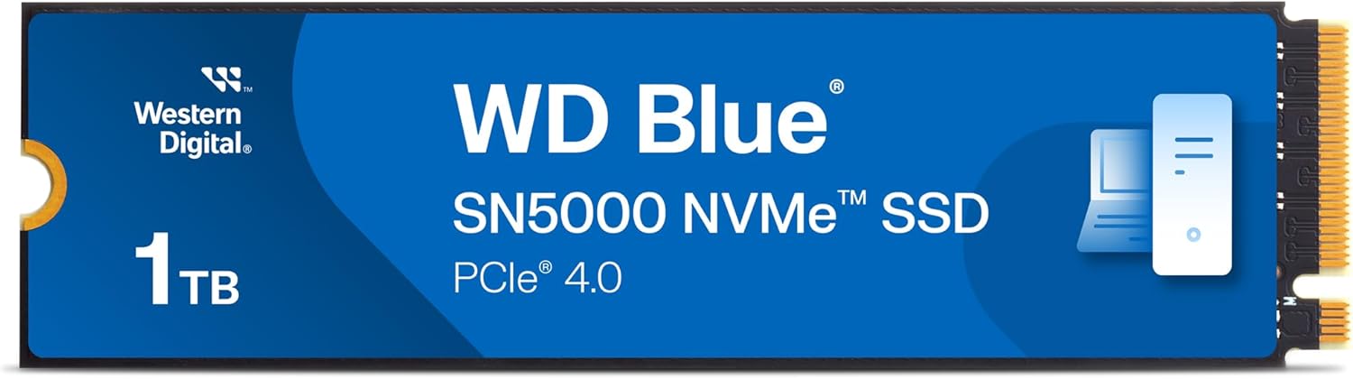 Lightning-Fast Performance: Discover the 1TB WD Blue SN5000 NVMe SSD at 21% Off!